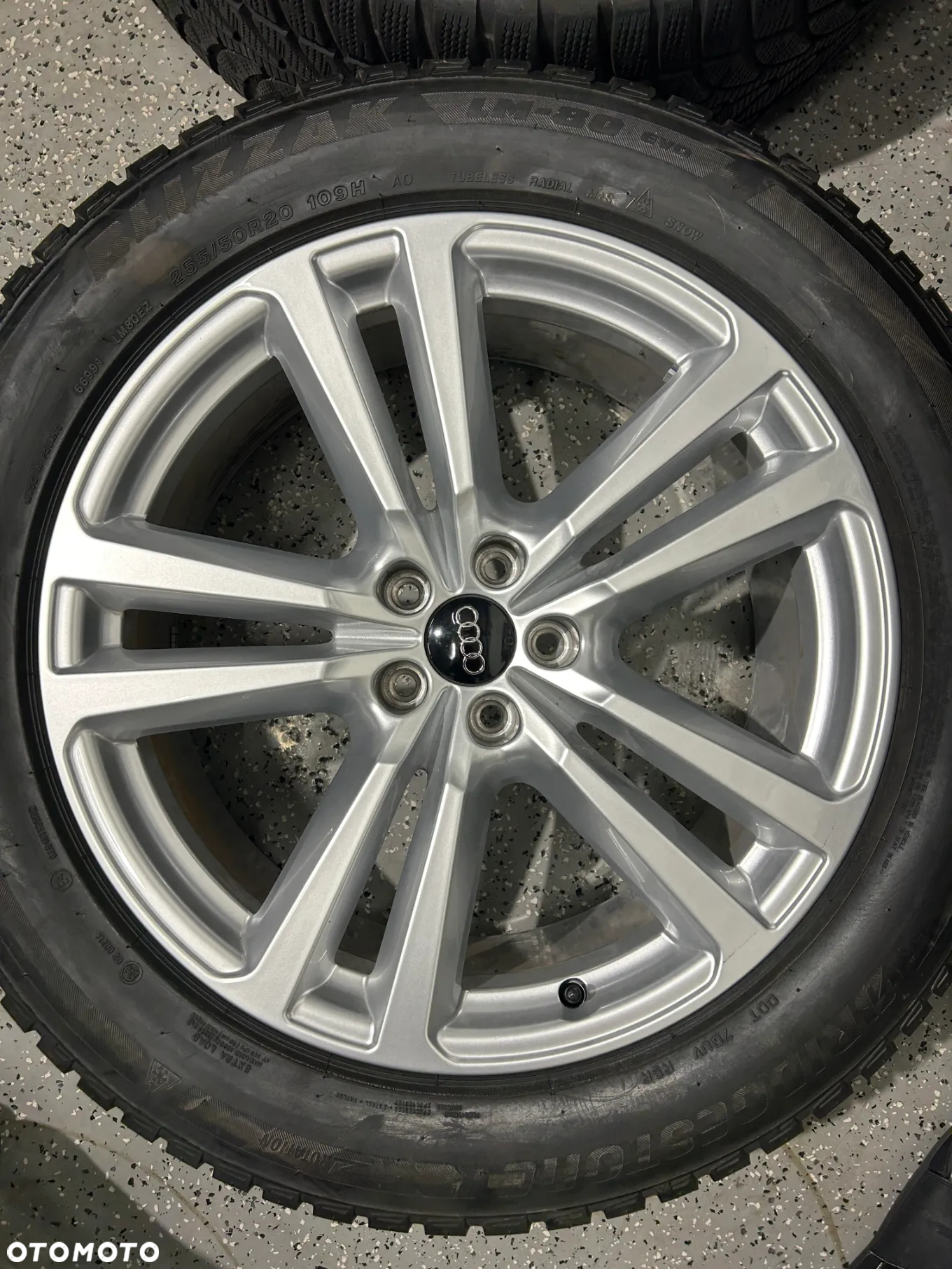 Oryginalne KOŁA FELGI 20 AUDI SQ7 Q7 4M Q8 4M8 Bridgestone 255/50R20 2023r 7,5mm jak NOWE - 7