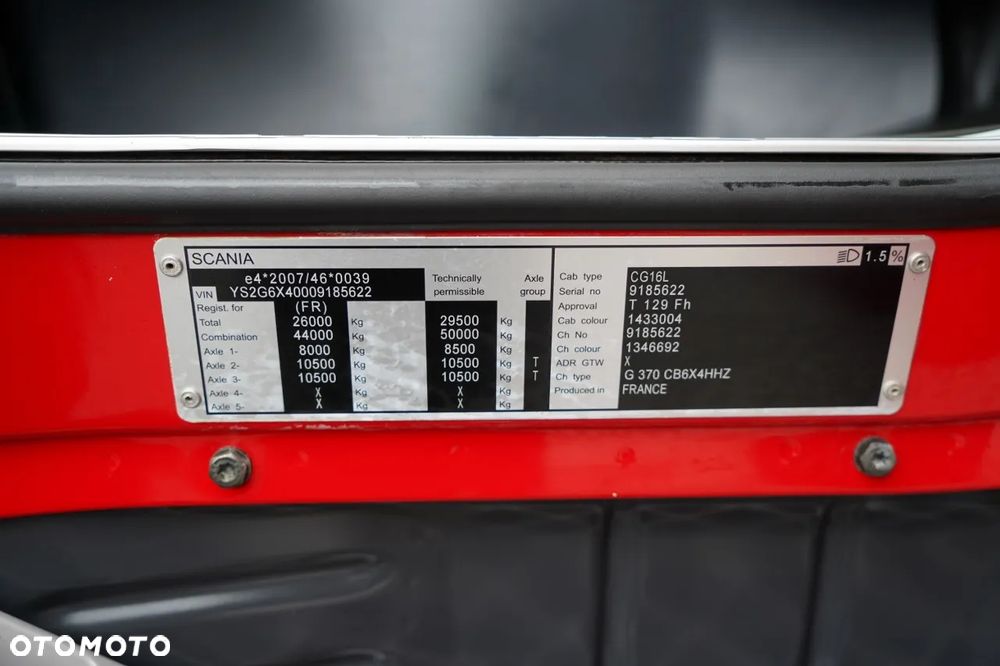 Scania G 370 / 6x4 / WYWROTKA DWU-STRONNA / HYDROBURTA / BOARDMATIC / AUTOMAT / EURO 6 - 38