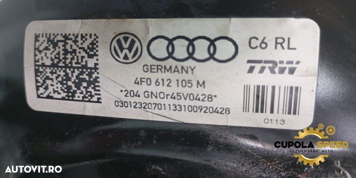 Tulumba servofrana 4F0612105M 2.0tdi Audi A6 4F/C6 [2004 - 2008] - 2
