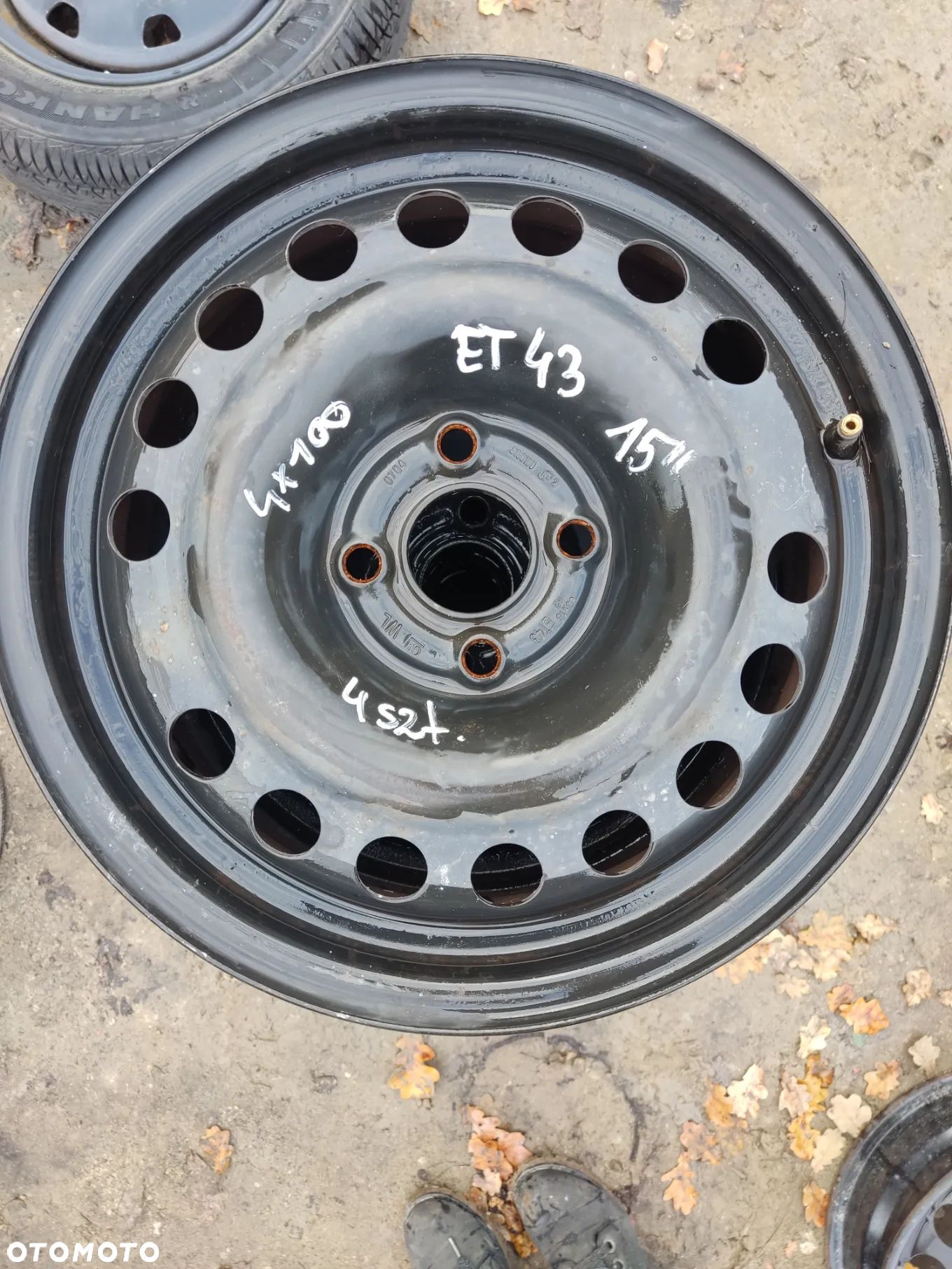 Felgi stalowe Opel Adam Astra H F Corsa C D E Meriva 2150159 ET 43 15 cali 4x100 - 1