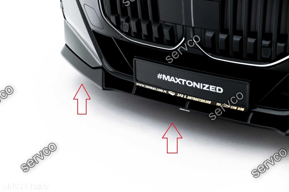 Prelungire splitter bara fata Bmw Seria 7 M-Pack / M760e / i7 M-Pack G70 2022- v6 - Maxton Design - 3