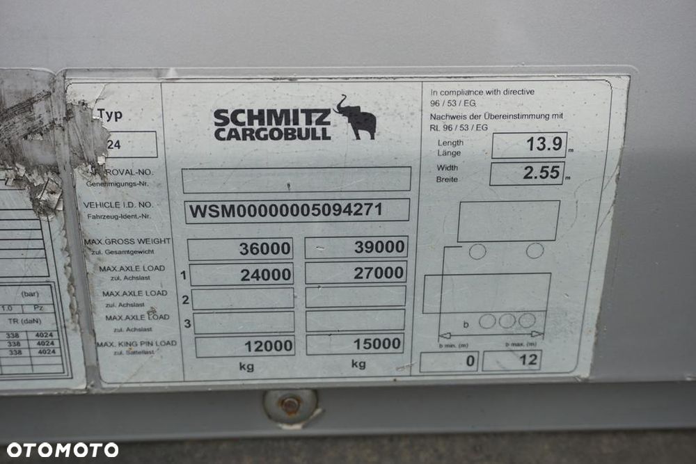 Schmitz Cargobull KONTENER / XL / OŚ PODNOSZONA - 11