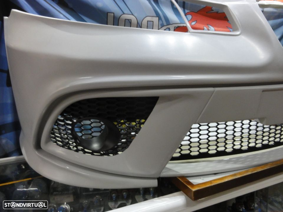 Para-choques frontal Seat ibiza 6L aerodinâmico em fibra com rede em favo de mel - 2