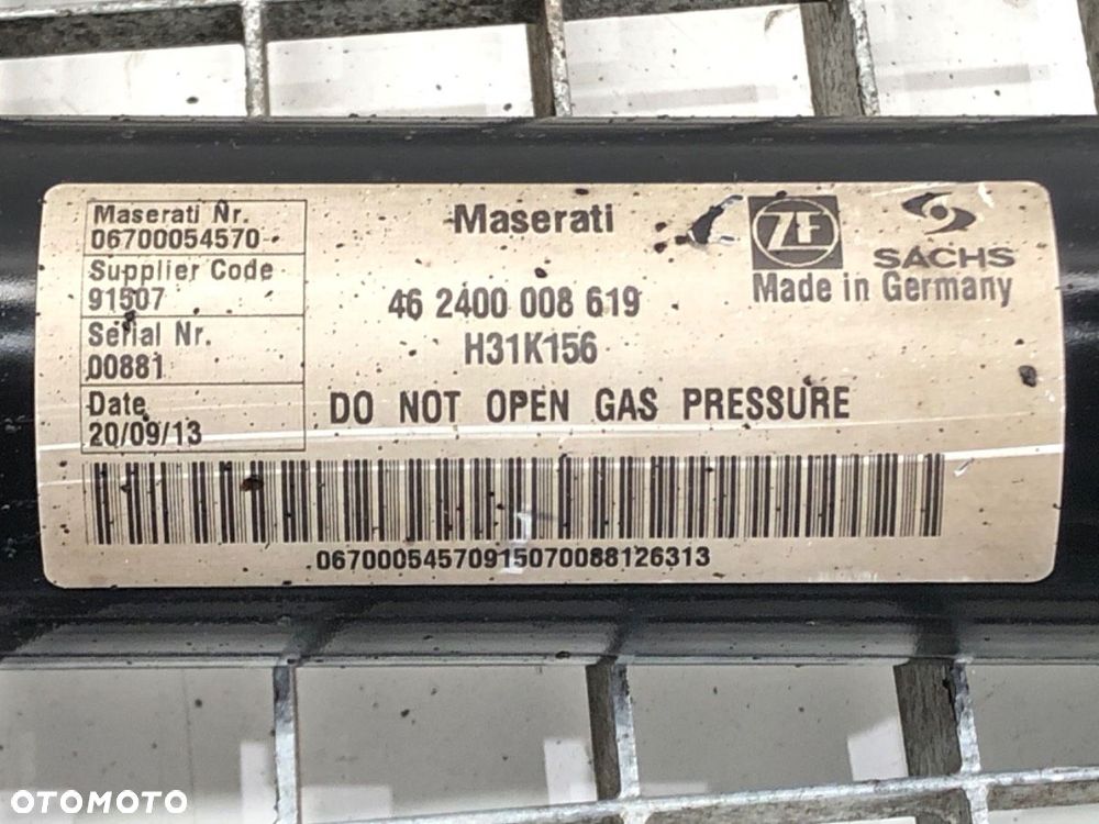 AMORTYZATOR TYŁ PRAWY  MASERATI QUATTROPORTE VI 2012 - 2022 3.0 S Q4 302 kW [411 KM] benzyna 2013 - - 5