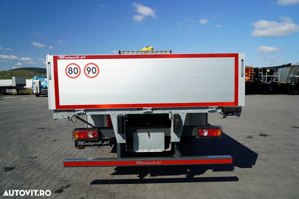 DAF LF 250 / 4X2 / LIVRARE - 7.30 + HDS HYVA HB 150XE3 / RADIOCOMANDĂ / ROTATOARE / MAX. CAPACITATE DE RIDICARE: 5200 KG / EURO 6 - 18