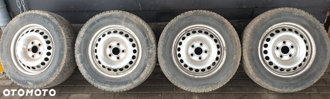 KOŁA KOMPLETNE OPONY FELGI STALOWE 7H0601027D  Michelin 215/65 R16C ET51 VW T5 DOKA - 2