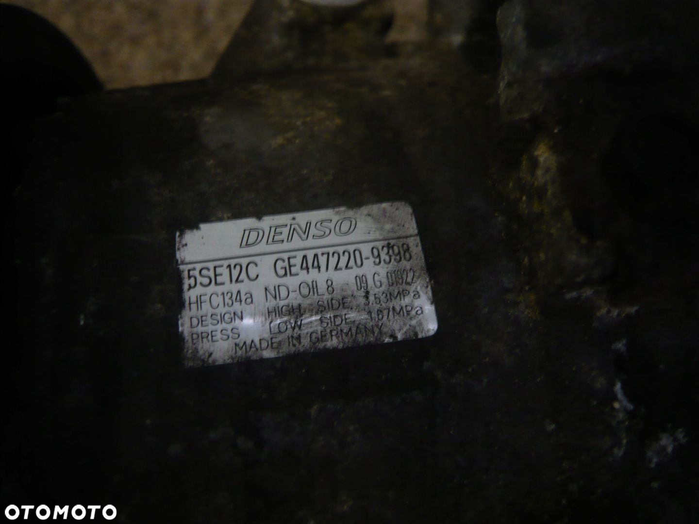 Sprężarka Kompresor Klimatyzacji GE447220-9398 Toyota - 2