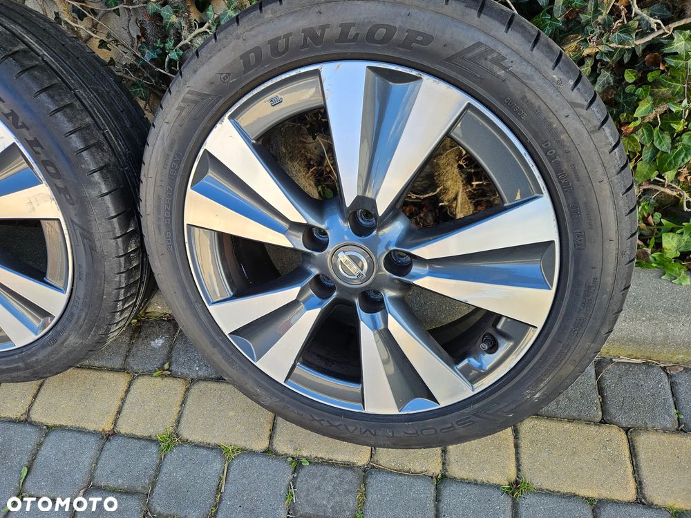 KOŁA FELGI ALUFELGI OPONY 17  6,5 J ET 45 205 50 17 NISSAN JUKE PULSAR QASHQAI N507015 KOMPLET - 6