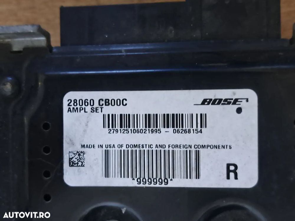Amplificator audio Bose Original Nissan Murano Z50 2003-2008 - 3