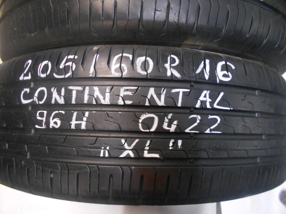 OPONY 205/60R16 CONTINENTAL ECO CONTACT 6 XL DOT 2122 7MM - 3