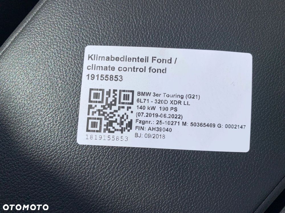 FOTELE TAPICERKA SPORTY GRZANE PAMIĘĆ ELEKTRYCZNE SKÓRA MATERIAŁ BMW 3 G21 - 15