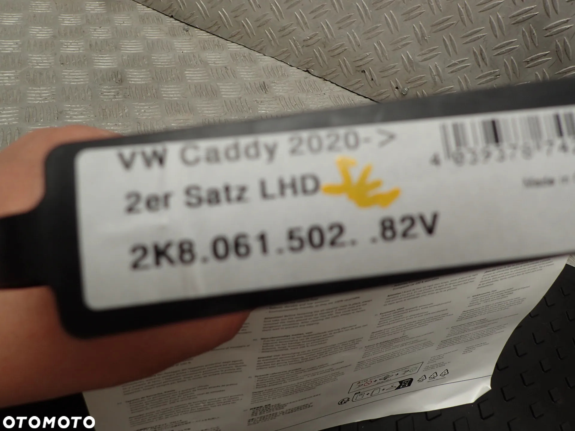 DYWANIKI GUMOWE VW CADDY 2K8061502 - 3