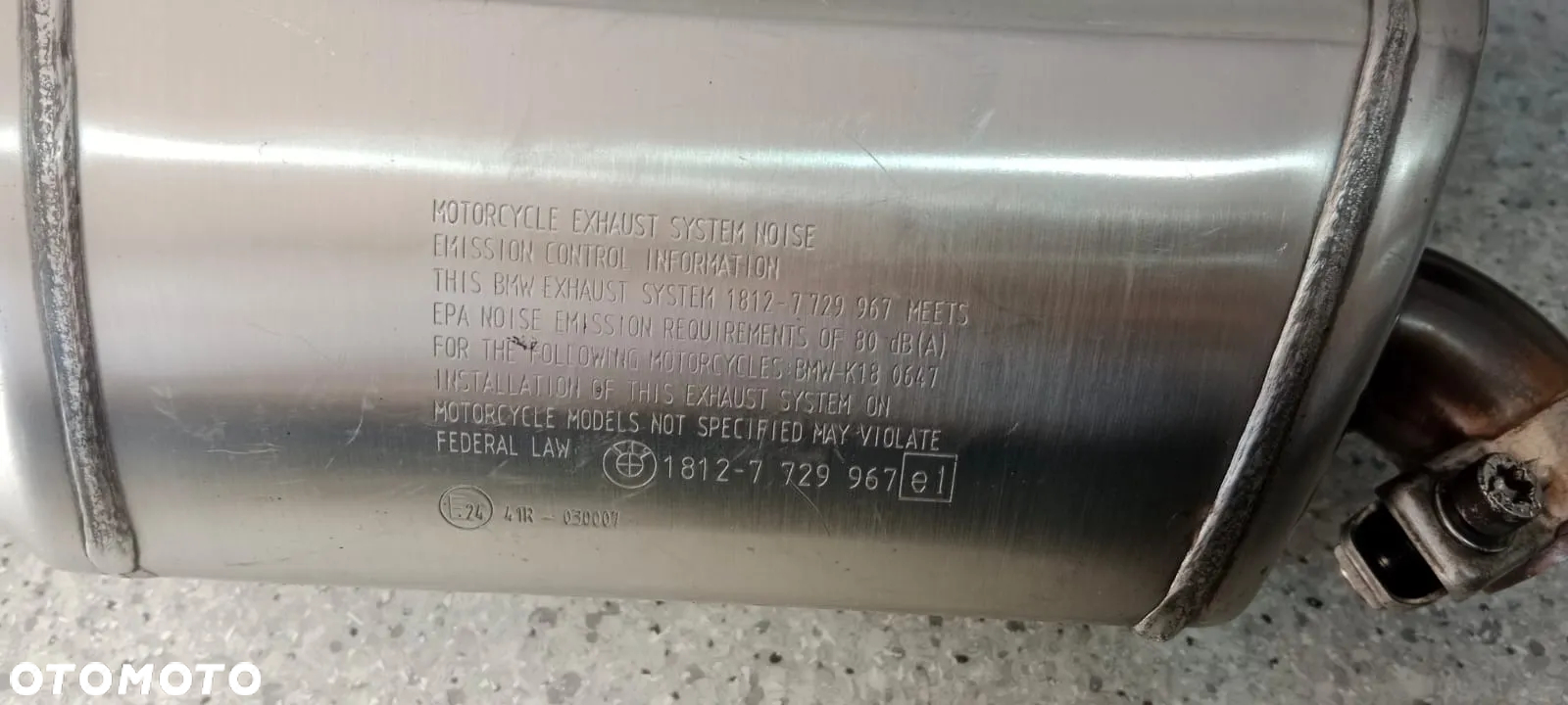 Tłumik wydech BMW C 650 GT/600 (nr1108) - 5