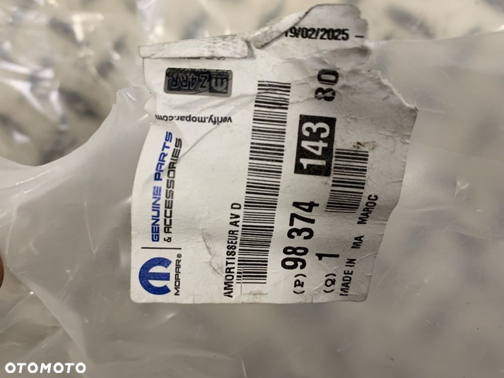 NOWY ORYGINALNY AMORTYZATOR PRAWY PRZEDNI PRAWA PRZÓD OPEL CORSA F 19-26 9837414380 - 6