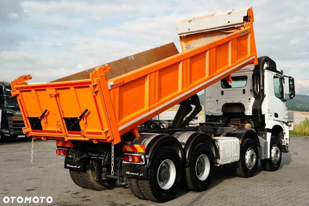Mercedes-Benz AROCS 3243 / 8x4 / WYWROTKA 2 STRONNA / MEILLER / HYDROBURTA / BORDMATIC / AUTOMAT / EURO 6 - 5