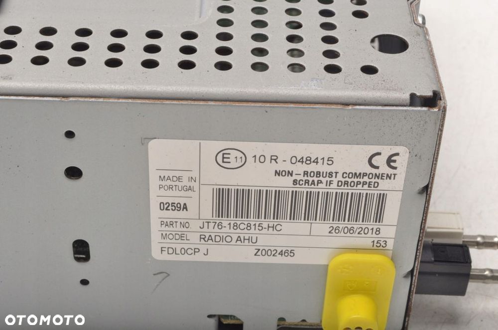 FORD TRANSIT COURIER RADIO CD JT76-18C815-HC - 3