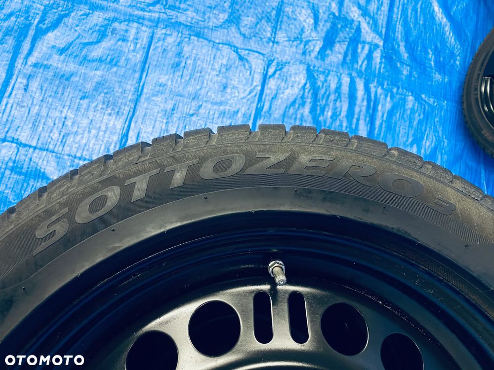 KOŁA 17 KOŁO FELGA STALOWE 17" 5X120 ; 67,1mm ET41 KOMPLET ; OPONY ZIMOWE ZIMA PIRELLI ; OPEL INSIGNIA A - 12