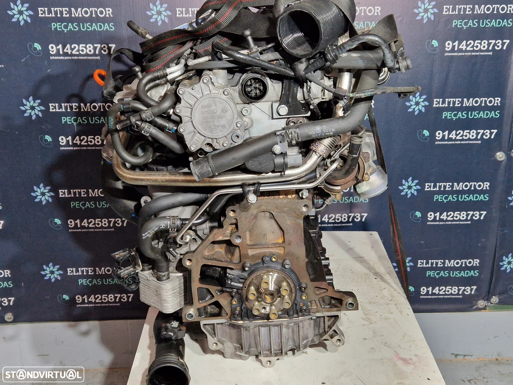 Motor usado BKD VW GOLF 5 2.0 TDI 140CV COLAÇA C AUDI A3 LEON TOURAN OCTAVIA EOS - 4