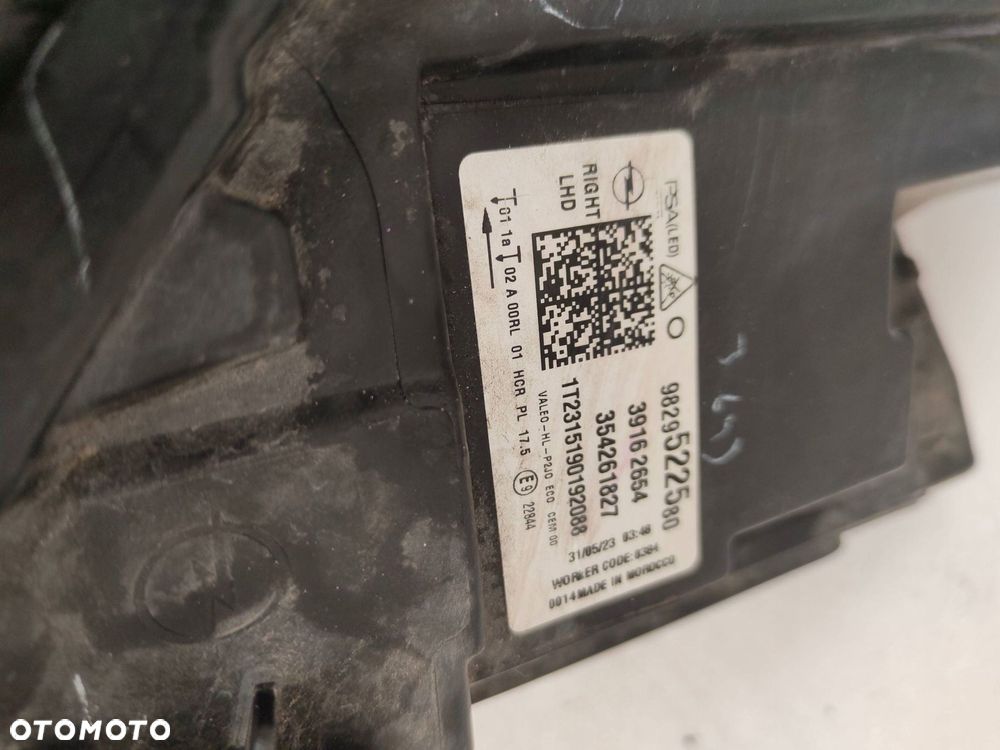 opel corsa f 2022 komplet full led 9829522580,98295522780 - 10