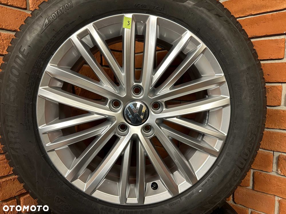 Koła Felgi 17 5x112 Volkswagen Tiguan Wielosezon Opony Jak nowe - 6