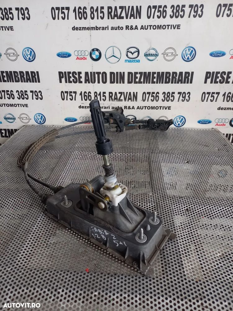 Timonerie Cu Cabluri Skoda Fabia 2 5+1 Trepte 1.2 Benzina Motor CGP Cod 6QCG - Dezmembrari Arad - 3