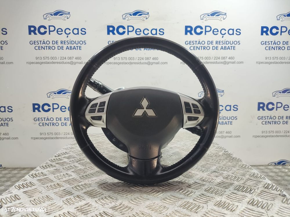 Volante Airbag Pele Comandos Multifunções Mitsubishi ASX I 1 Mk1 Fase 1 2010 a 2013 - 3