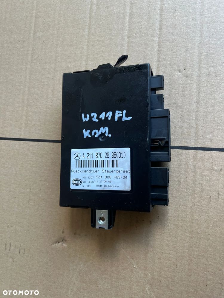 Moduł sterownik klapy bagażnika Mercedes E Klasa W211 Lift kombi A2118702685 - 1