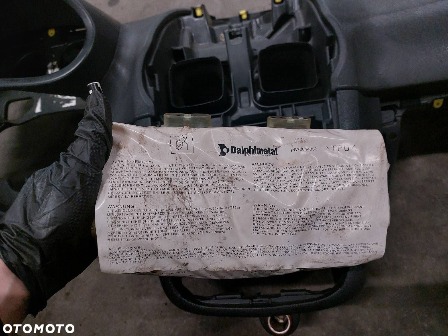 ZESTAW AIRBAG POSTRZAŁOWY OPEL CORSA D 327963935 13235770 13152361 13225280 - 7