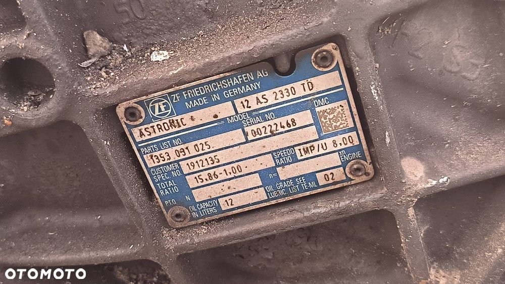 SKRZYNIA BIEGÓW DAF XF 460 FT 12AS2330TD - 5