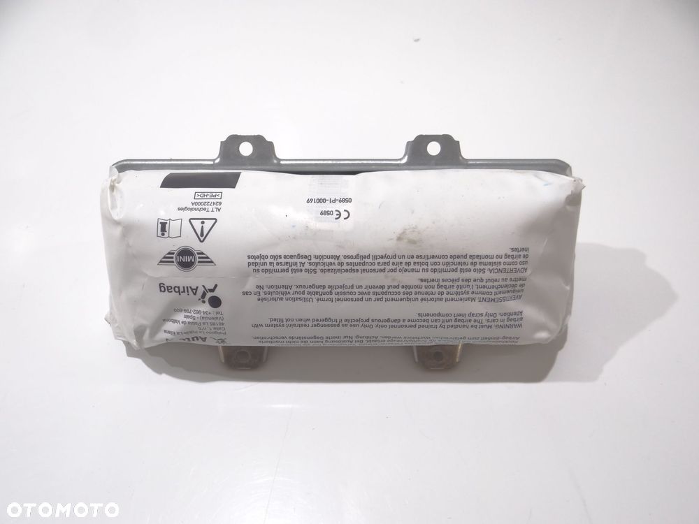 PODUSZKA AIRBAG PASAŻERA MINI R60 9811196 - 2