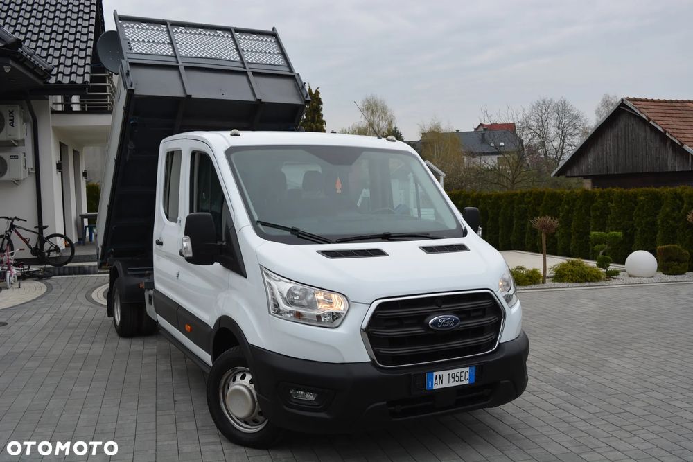 Ford TRANSIT_PIĘKNY 2020/21 Rok-EURO 6+KLIMA_SOLIDNA 3-STRONNA ORYGINALNA WYWROTKA Z WŁOCH_7-OSÓB BRYGADÓWKA DOKA - 4