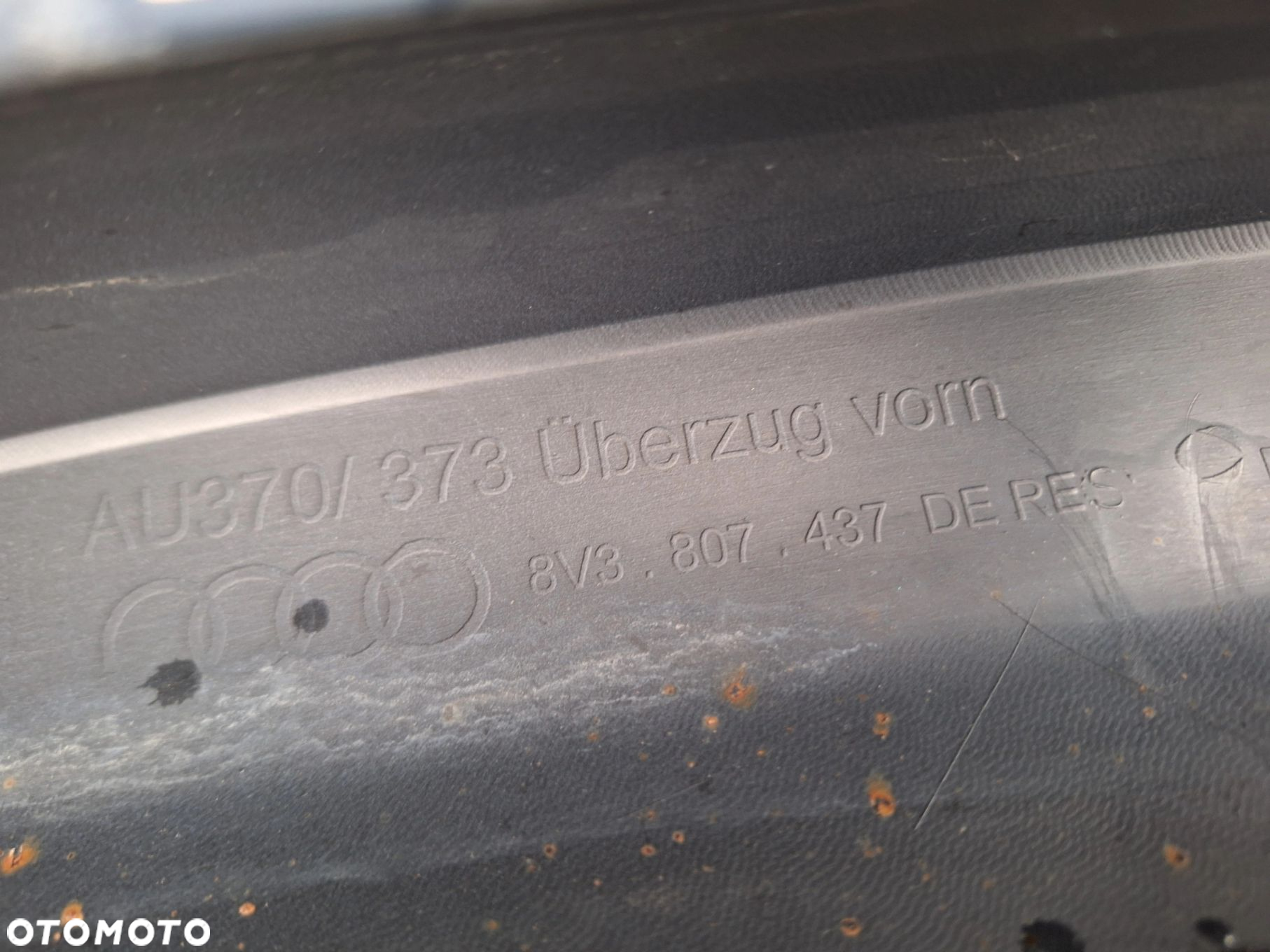AUDI A3 12-16r 8V3 NIE KLEJONY! ZDERZAK PRZÓD PRZEDNI ORYG. 8V3807437DE WYSYŁKA 24H - 13