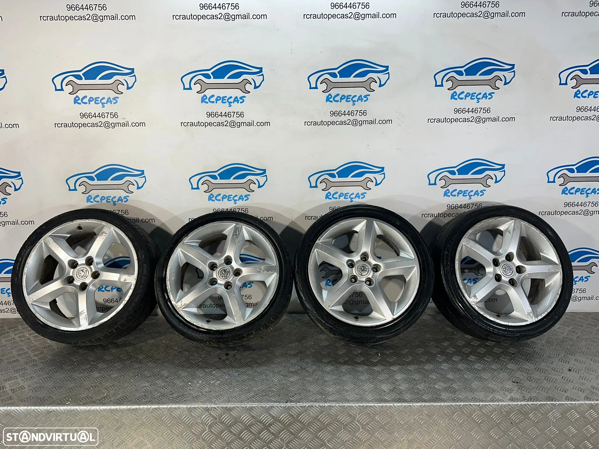 .Conjunto Jantes 17 Originais Opel Astra H GTC 7J ET39 5x110 OP12 - 2