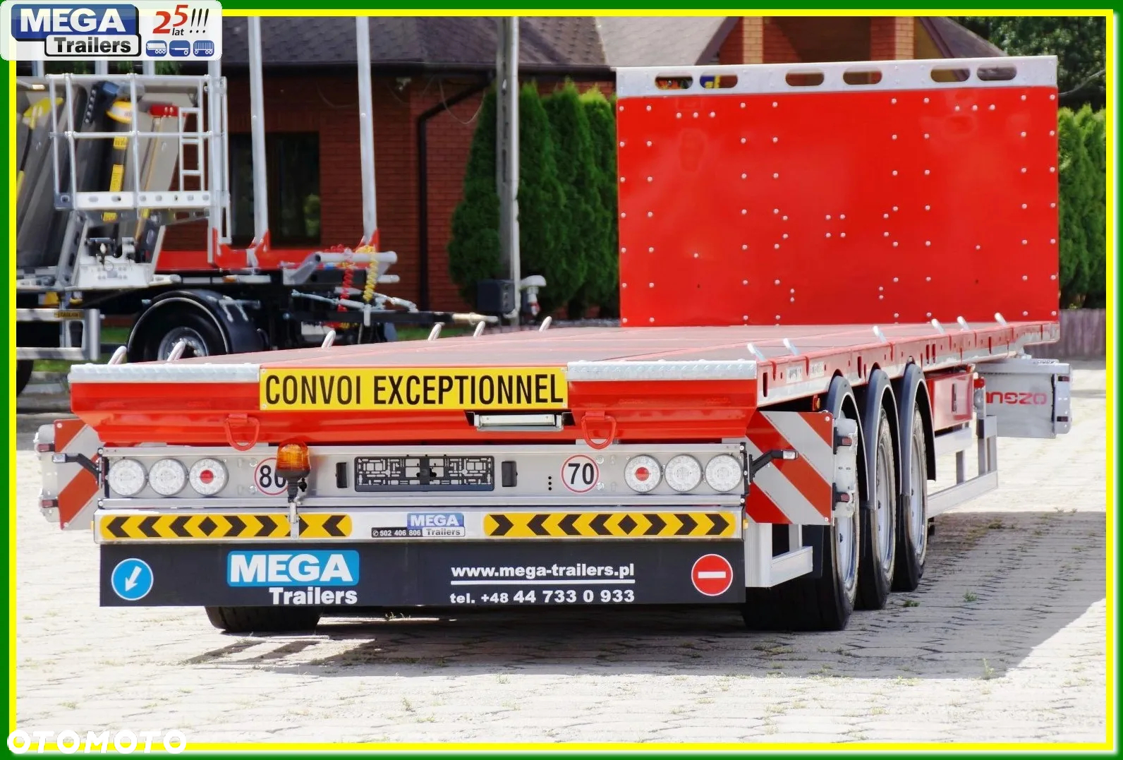 Inny PLATFORMA Mega osie 19,5 BPW, full ADR EX3 UNIWERSALNA !!! - 9