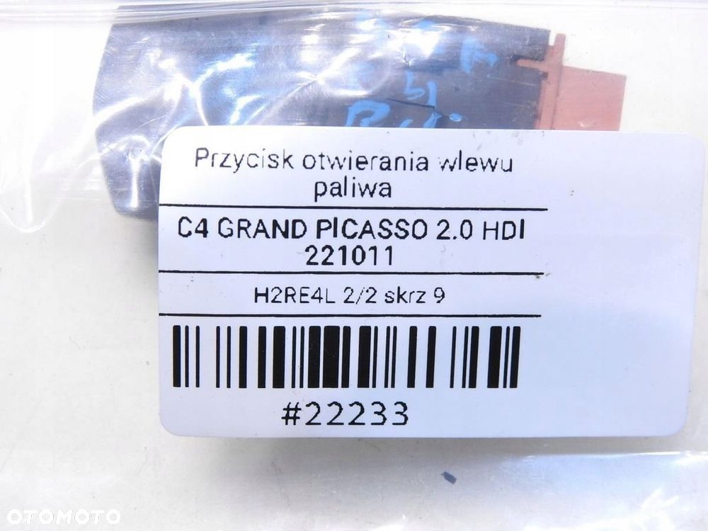 PRZYCISK KLAPKI WLEWU PALIWA C4 GRAND PICASSO I - 7