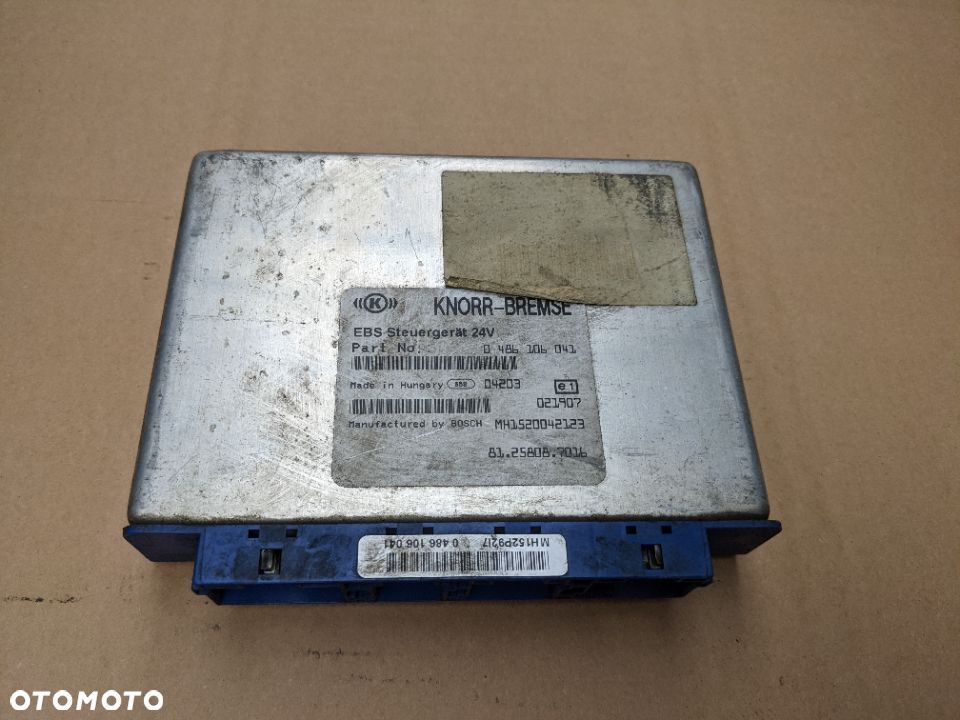 Moduł sterownik komputer EBS MAN 0486106041 - 1