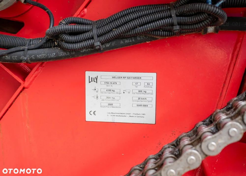 Lely LELY WELGER RP 520 FARMERStan Idealny Posiadam wiele maszyn Prasa Ciągnik Rozrzutnik - 28