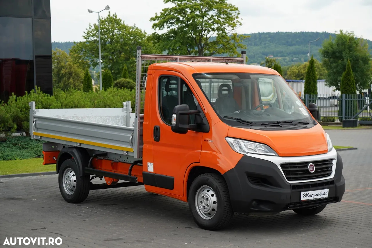 Fiat DUCATO / 2.3D / CAMION BASCULANTE ALUMINIU 3.2M / AER CONDIȚIONAT / KM 70.000 KM - 11