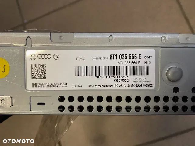 CZYTNIK NAWIGACJI MMI AUDI A4 B8 8T1035666E - 5
