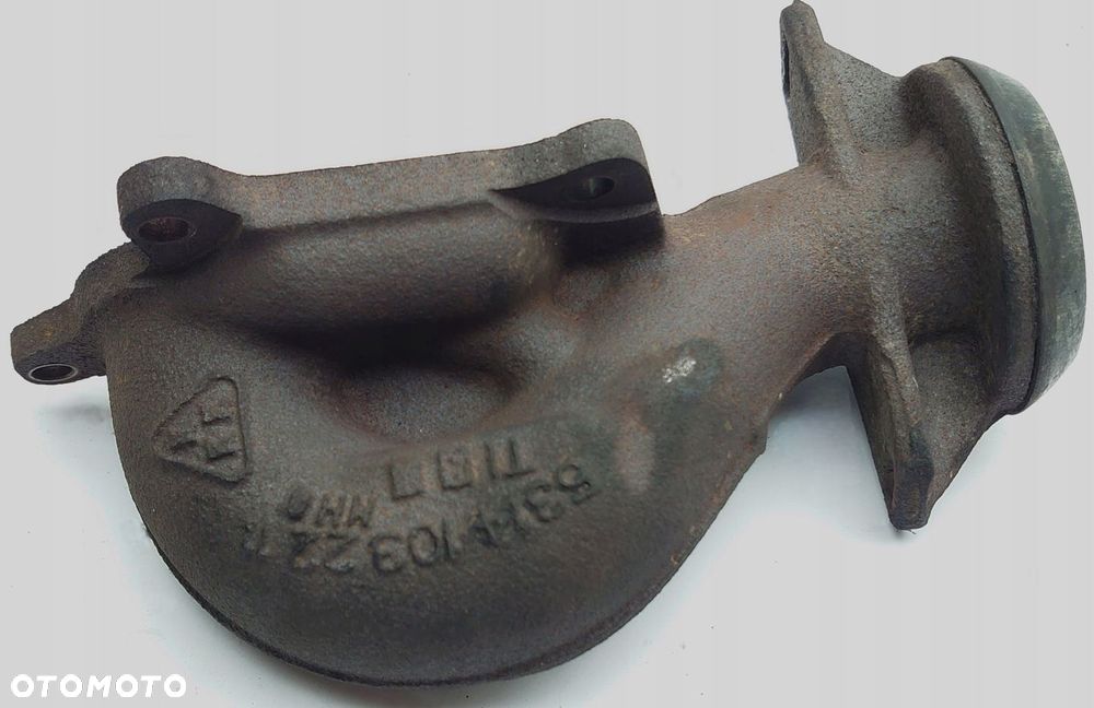 KOLANO TURBOSPRĘŻARKI, KOLANKO WYDECHOWE VW TRANSPORTER T4 2.5 TDI 53141032211 - 2