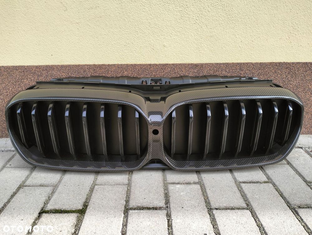 atrapa grill nerka osŁona bmw 5 g30 g31 lift lci carbon - 1