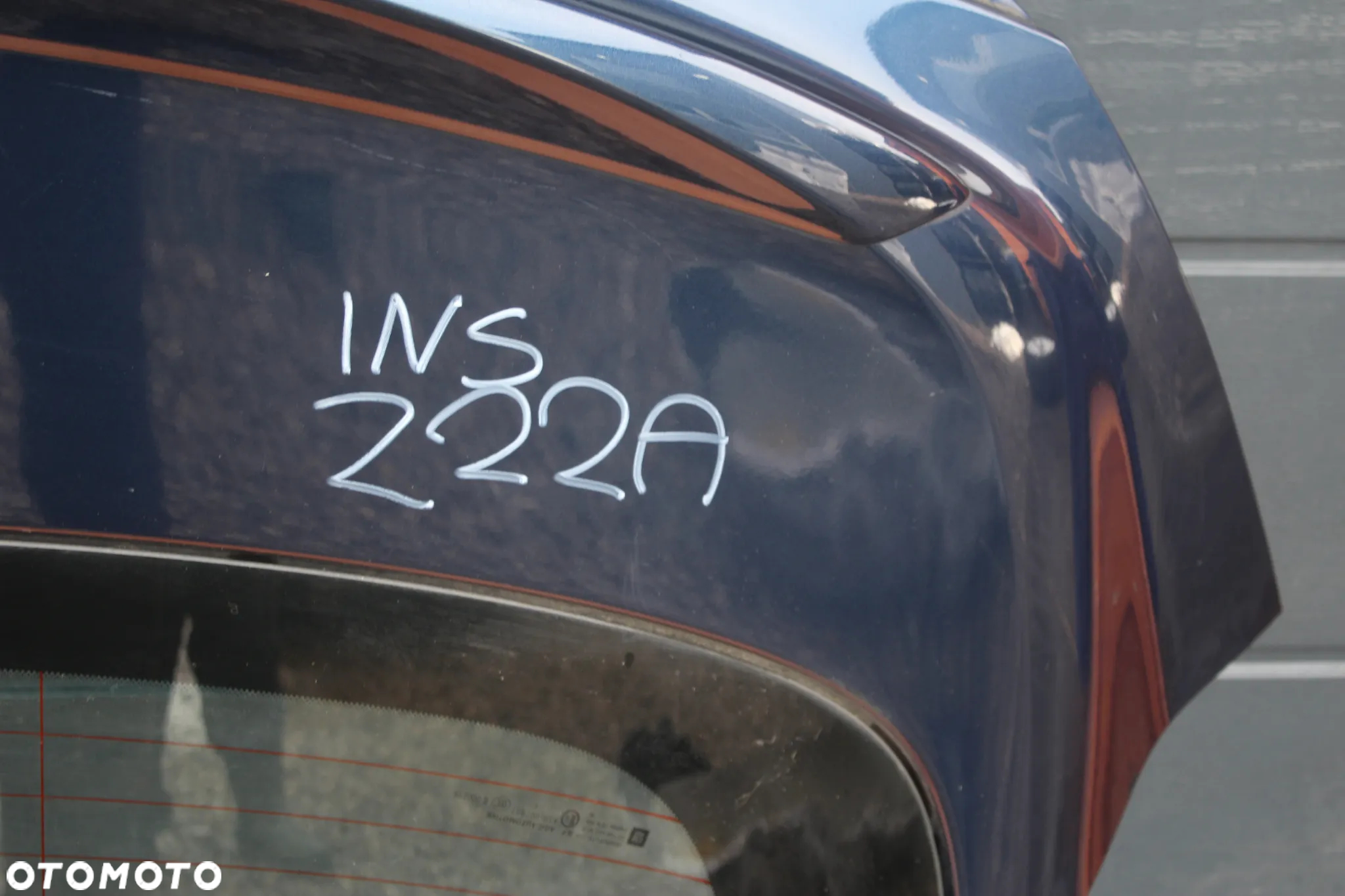 KLAPA BAGAŻNIKA TYŁ OPEL INSIGNIA A HATCHBACK Z22A - 2