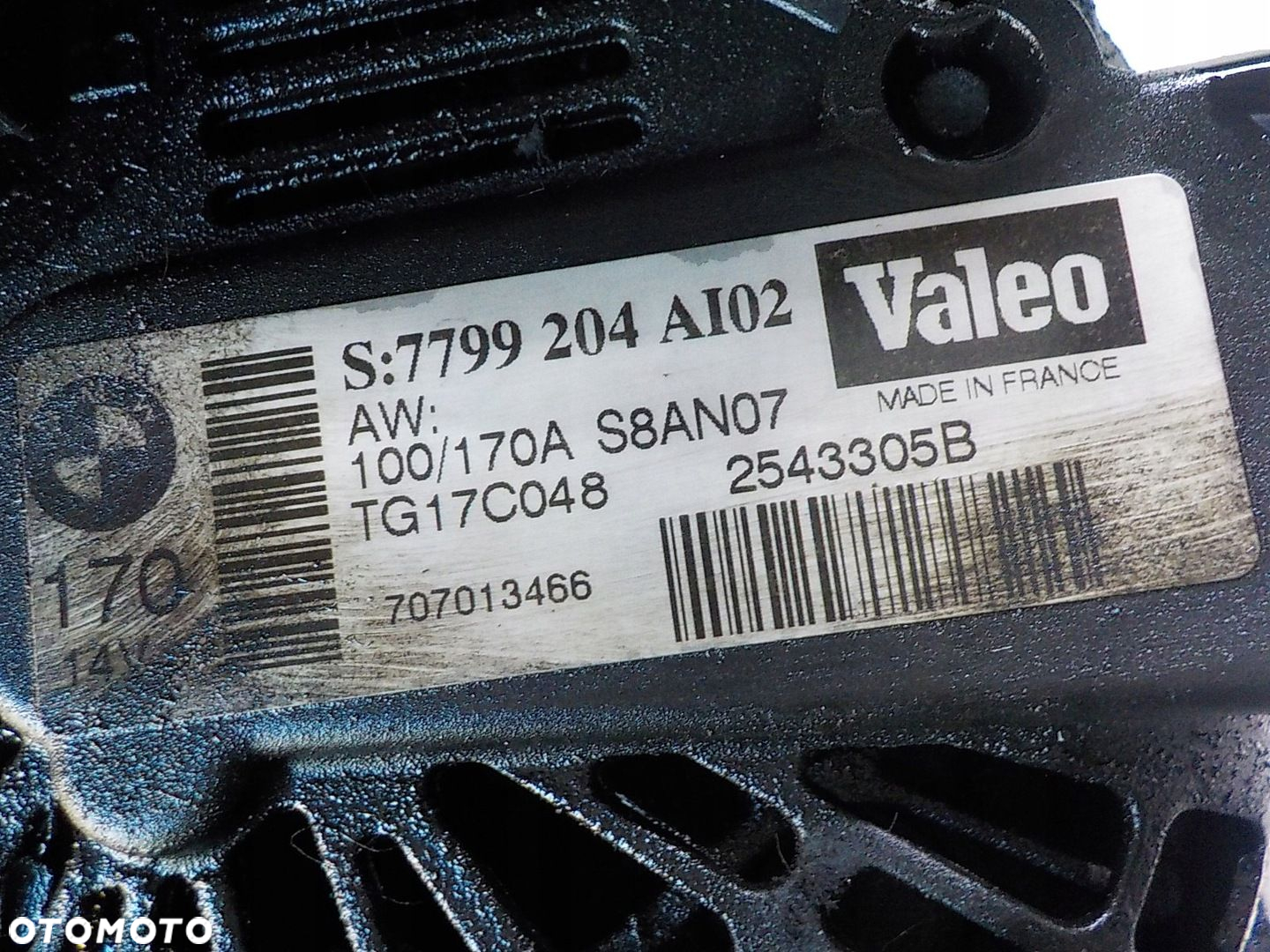 BMW 5 E60 ALTERNATOR 7799204 2543305B/C - 4