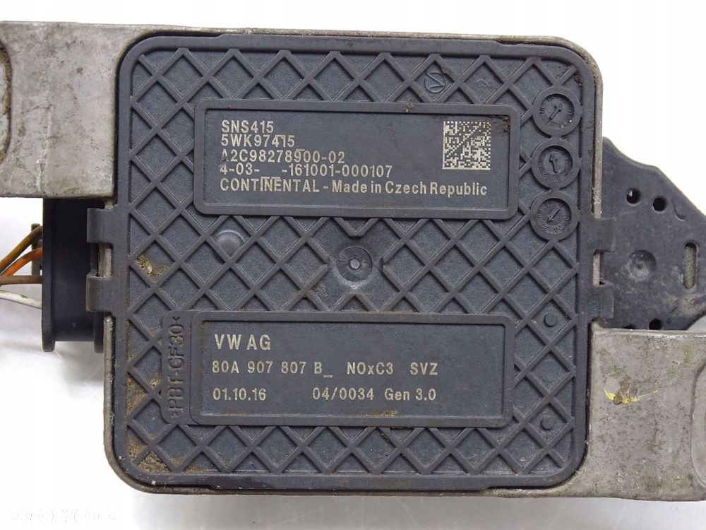 SONDA LAMBDA CZUJNIK NOX AUDI A4 B9 A5 F5 8W Q5 2.0 TDI DET DETA 80A907807B - 3