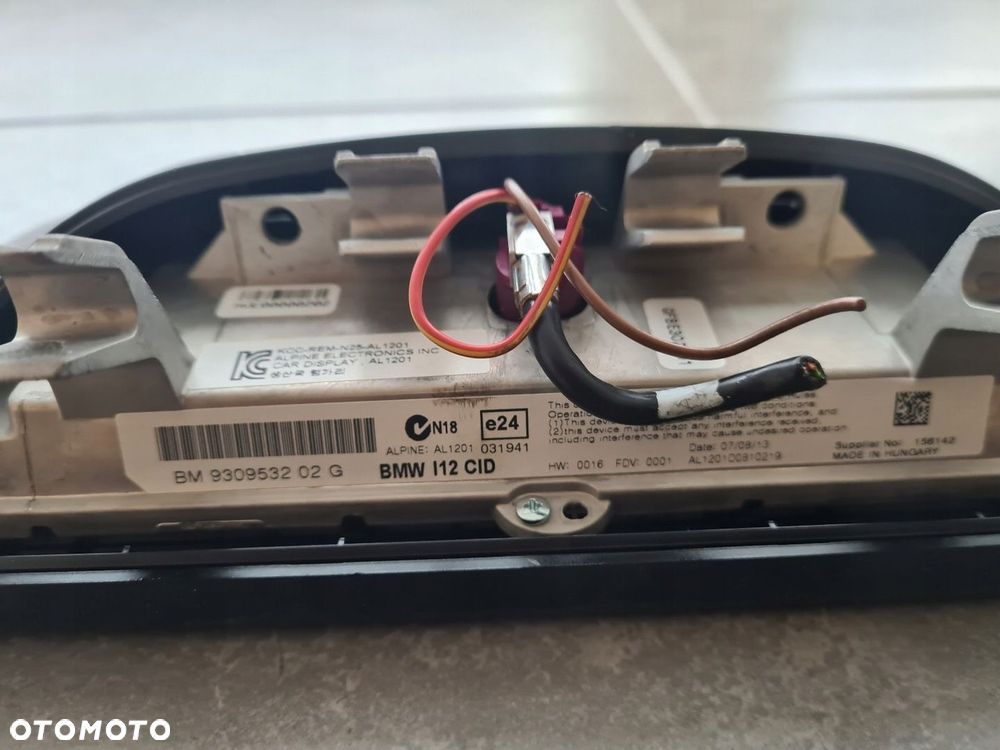 BMW i8 MONITOR NAVI IDRIVE KOMPLET 9338538 9309532 9332285 - 7