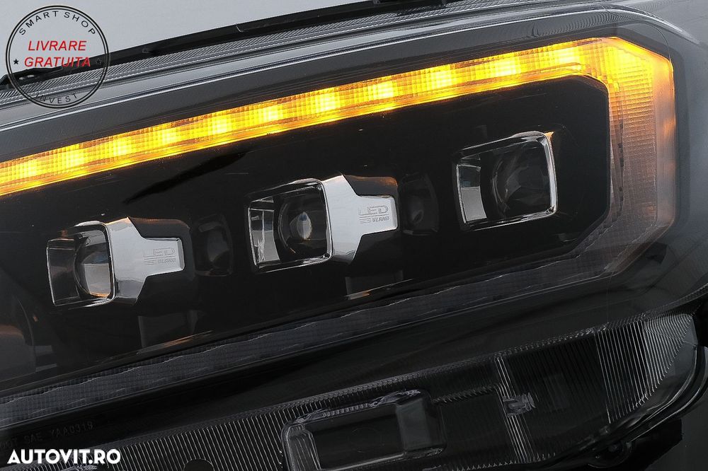 Faruri LED Light Bar Dynamic Start-up Display Ford Ranger Raptor (2015-2020) LHD N- livrare gratuita - 10
