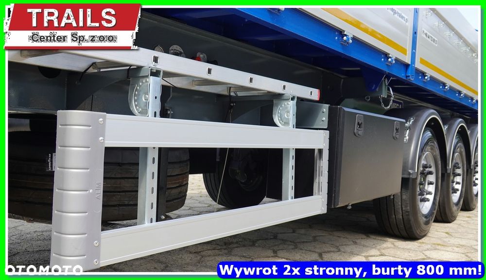 Inny 25m³ obj. wywrot boczny, podłoga gr. 5,0 mm HARDOX 450 !!! - 25