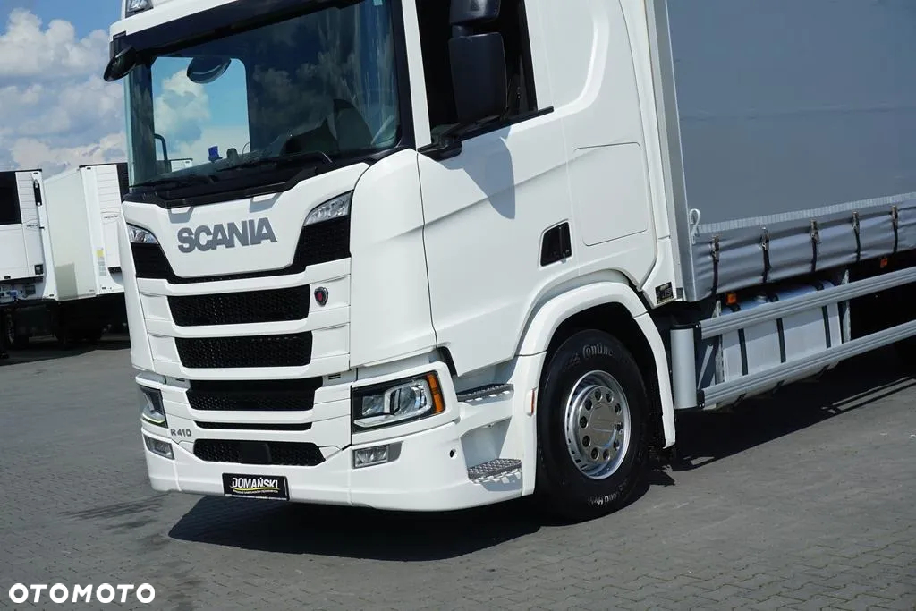 Scania R 410 / ACC / E 6  / FIRANKA + WINDA / DŁ. 9,5 M / 23 PALETY / RETARDER - 30