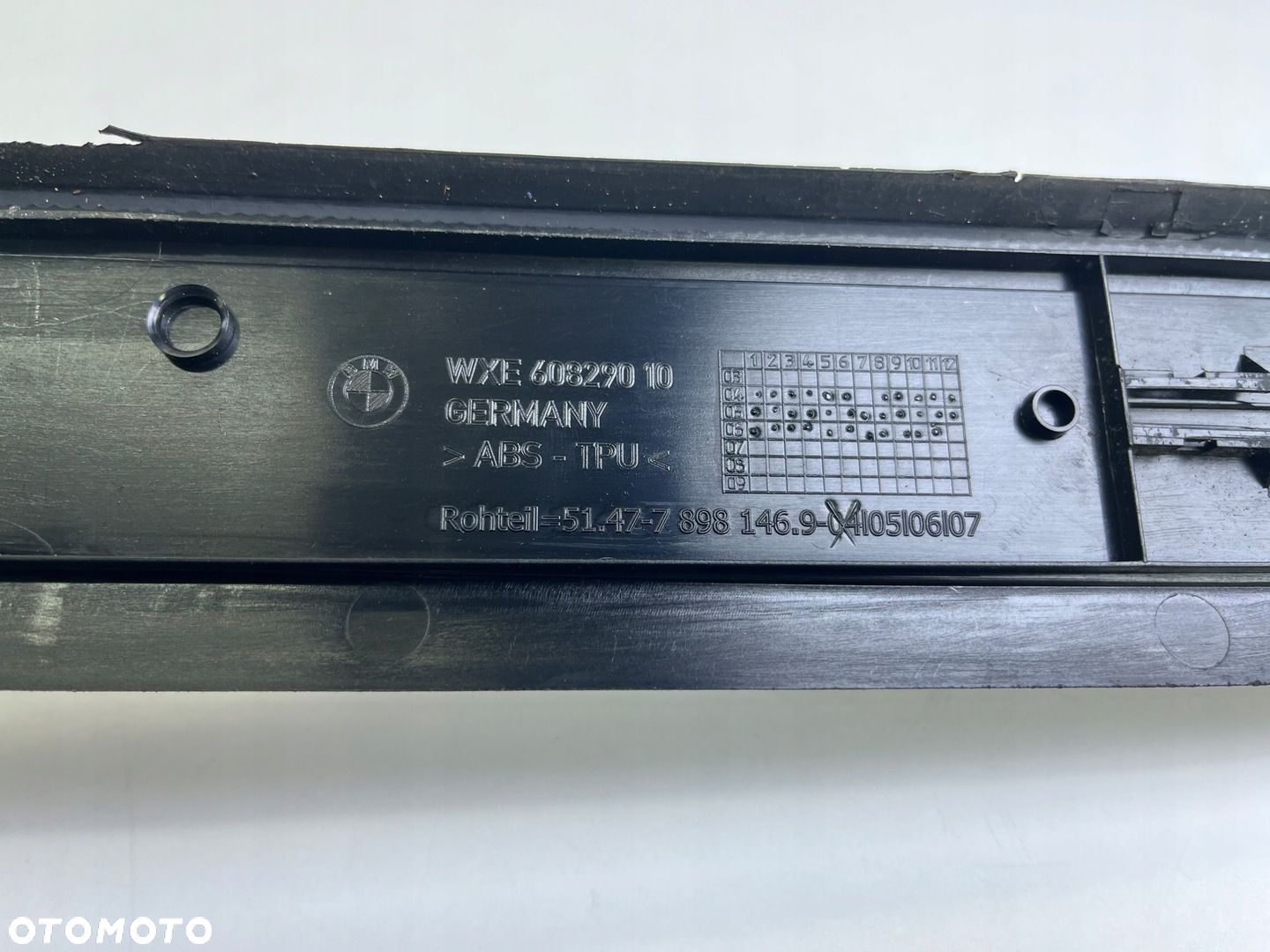 NAKŁADKI LISTWY PROGOWE WEWNĘTRZNE BMW E60 E61 M-PAKIET - 14