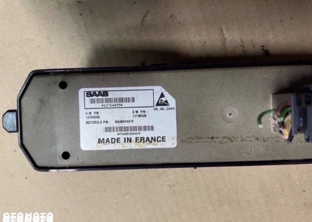 12764035 panel przełącznik szyb prawy Saab 9-3 - 2